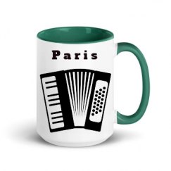 15oz Ceramic Mug with Color Inside