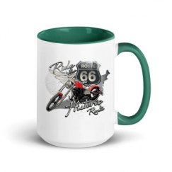 15oz Ceramic Mug with Color Inside