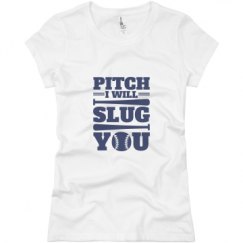 Ladies Slim Fit Basic Promo Jersey Tee