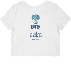 Ladies Slim Fit Crop Top Tee