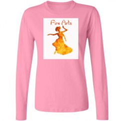 Ladies Relaxed Fit Basic Long Sleeve Tee