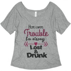 Ladies Flowy Slouchy Tee