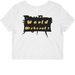 Ladies Slim Fit Crop Top Tee