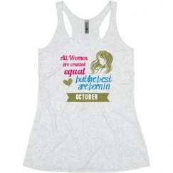 Ladies Slim Fit Super Soft Racerback Triblend Tank