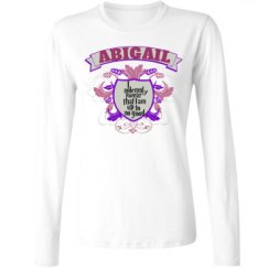 Ladies Relaxed Fit Basic Long Sleeve Tee