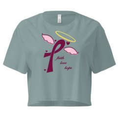 Ladies Festival Cali Crop Top Tee