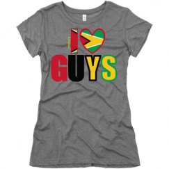 Ladies Slim Fit Super Soft Triblend Tee