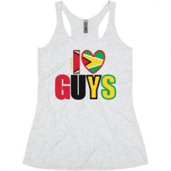 Ladies Slim Fit Super Soft Racerback Triblend Tank