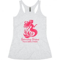 Ladies Slim Fit Super Soft Racerback Triblend Tank