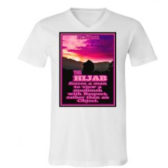 Unisex V-Neck Jersey Tee