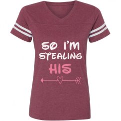 Ladies Relaxed Fit Vintage Sports Tee