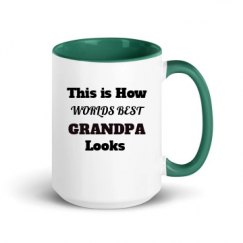 15oz Ceramic Mug with Color Inside