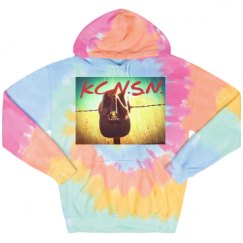 Unisex Tie-Dye Fleece Hoodie