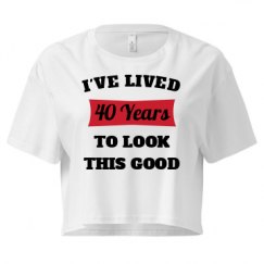 Ladies Festival Cali Crop Top Tee