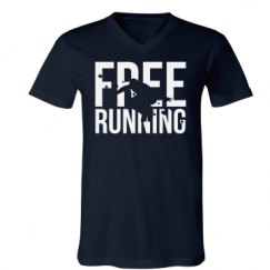 Unisex V-Neck Jersey Tee