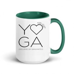 15oz Ceramic Mug with Color Inside