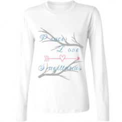 Ladies Relaxed Fit Basic Long Sleeve Tee