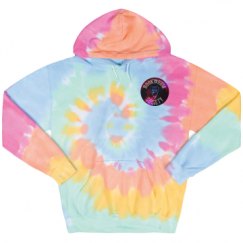 Unisex Tie-Dye Fleece Hoodie