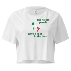 Ladies Festival Cali Crop Top Tee