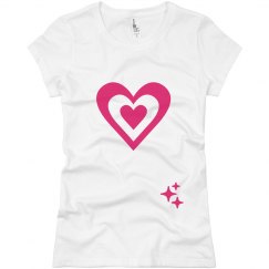 Hearts ladies top