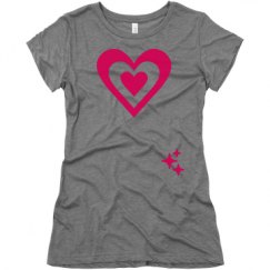 Ladies Slim Fit Super Soft Triblend Tee