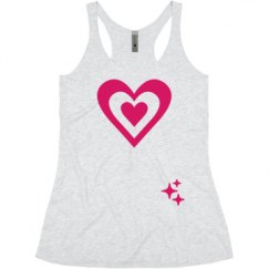 Ladies Slim Fit Super Soft Racerback Triblend Tank