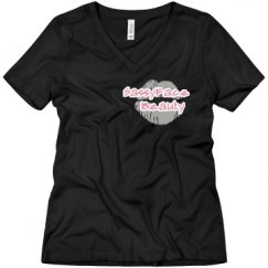 Ladies Relaxed Fit V-Neck Tee