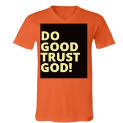 Unisex V-Neck Jersey Tee