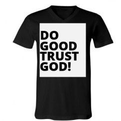 Unisex V-Neck Jersey Tee