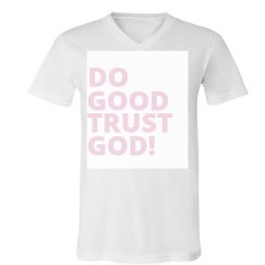 Unisex V-Neck Jersey Tee