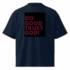 Unisex Organic Oversized High Neck T-Shirt