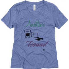 Ladies Relaxed Fit Super Soft Triblend V-Neck Tee