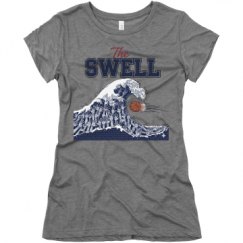 Ladies Slim Fit Super Soft Triblend Tee