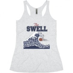 Ladies Slim Fit Super Soft Racerback Triblend Tank