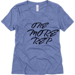 Ladies Relaxed Fit Super Soft Triblend V-Neck Tee