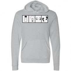 Unisex Fleece Pullover Midweight Hoodie
