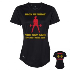 DONDIFITNESS LADIES SPORTS ADIDAS SHIRT