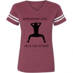 Ladies Relaxed Fit Vintage Sports Tee