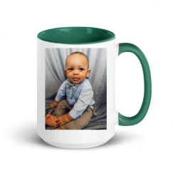 15oz Ceramic Mug with Color Inside