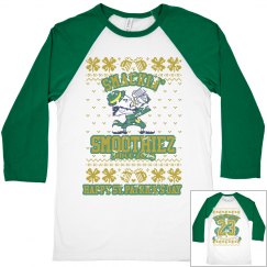 TEAM SMACKIN' ST PATRICK'S DAY UGLY TEE (WTE/GR/GLD)