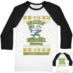 TEAM SMACKIN' ST PATRICK'S DAY UGLY TEE (WTE/BLK/GLD)