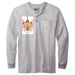 Unisex Carhartt Long Sleeve Henley Tee 