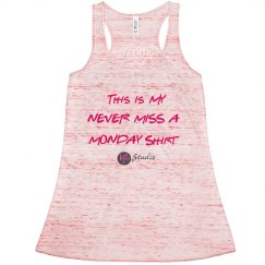 Never miss a Monday Flowy Racerback Tank