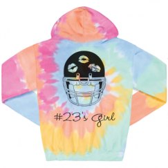 Unisex Tie-Dye Fleece Hoodie