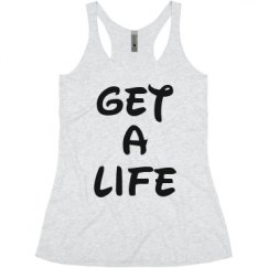 Ladies Slim Fit Super Soft Racerback Triblend Tank