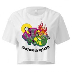 Ladies Festival Cali Crop Top Tee