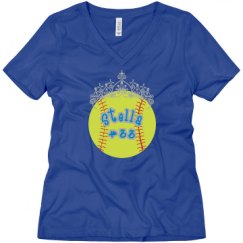 Ladies Relaxed Fit V-Neck Tee