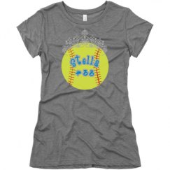 Ladies Slim Fit Super Soft Triblend Tee