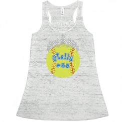 Ladies Flowy Racerback Tank