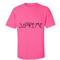 Unisex Ultra Cotton Safety Neon Crewneck Tee
